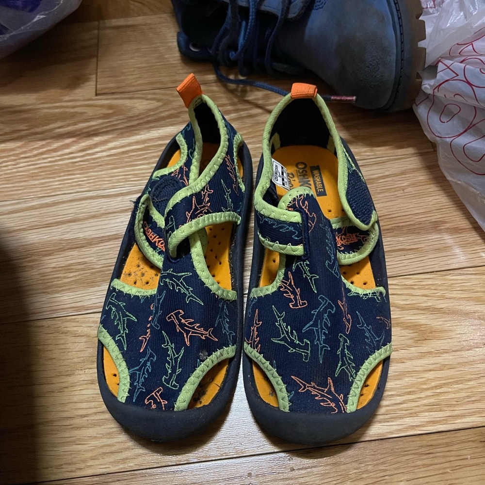 Two pairs of toddler water shoes